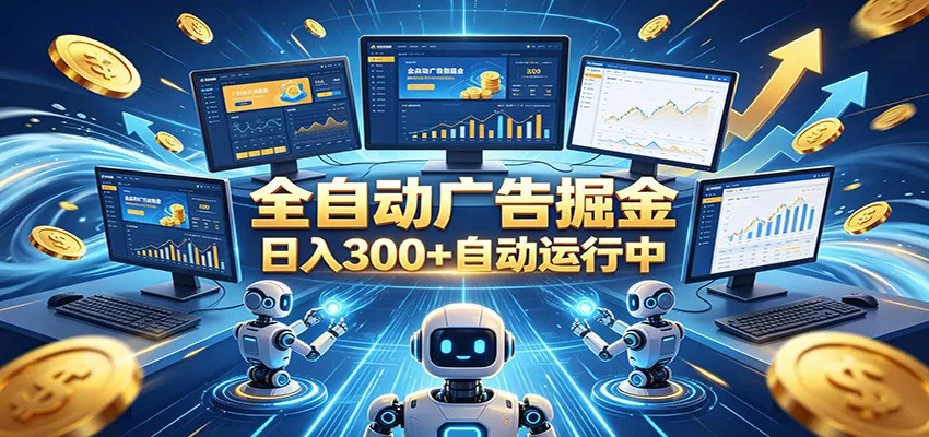 自动广告G机,日入300+,正规平台,广告浏览获益,时间自由,适合各类人群日常增收-副业吧