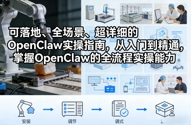 可落地、全场景、超详细的OpenClaw实操指南，从入门到精通，掌握OpenClaw的全流程实操能力-副业吧