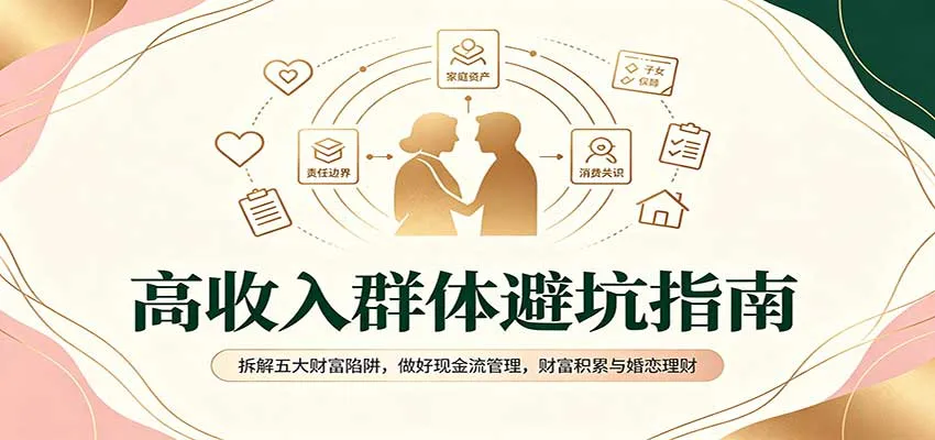 高收入群体避坑指南:拆解五大财富陷阱,做好现金流管理,财富积累与婚恋理财-副业吧