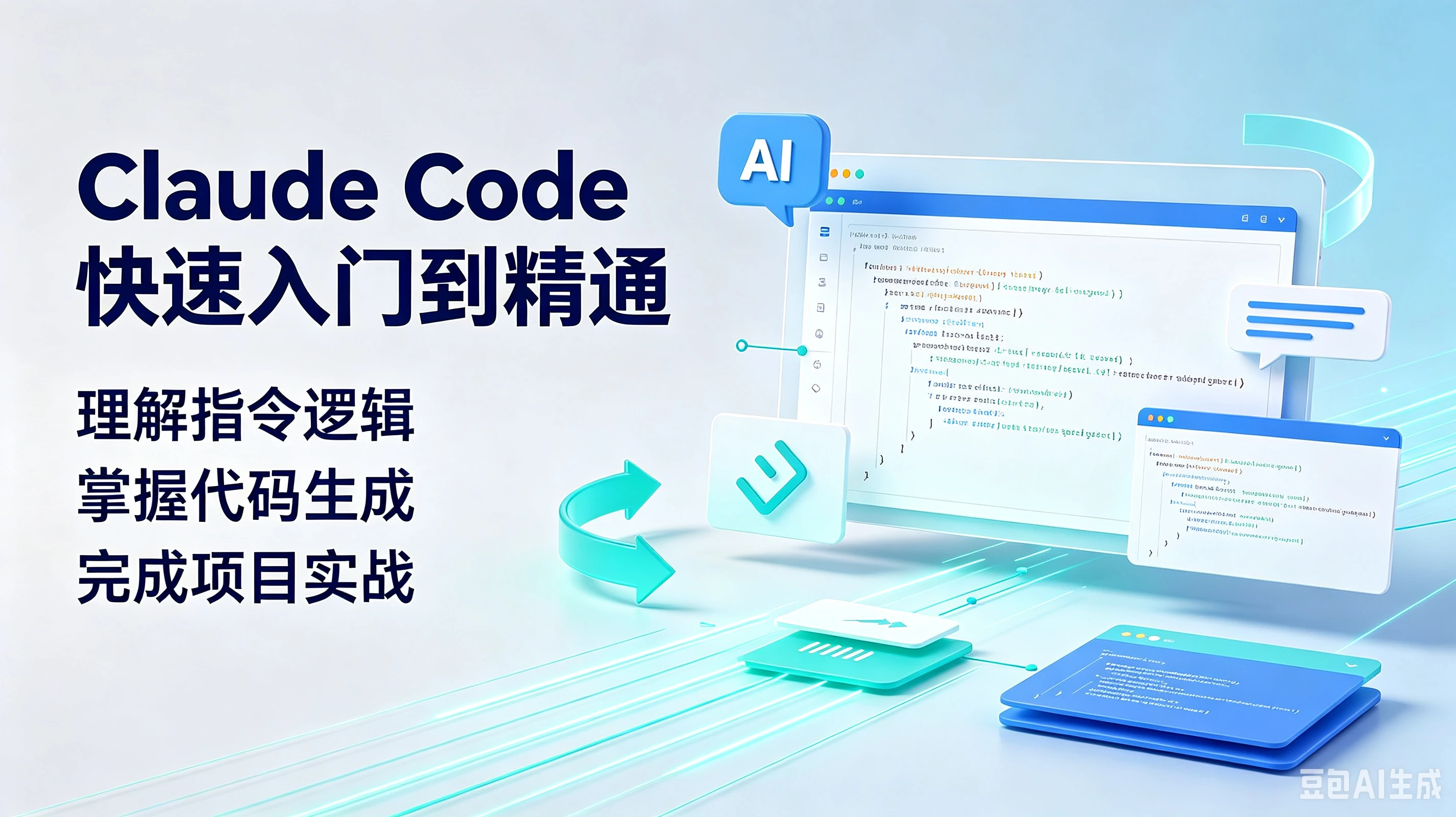 【精】Claude Code快速入门到精通，理解指令逻辑、掌握代码生成、完成项目实战-副业吧